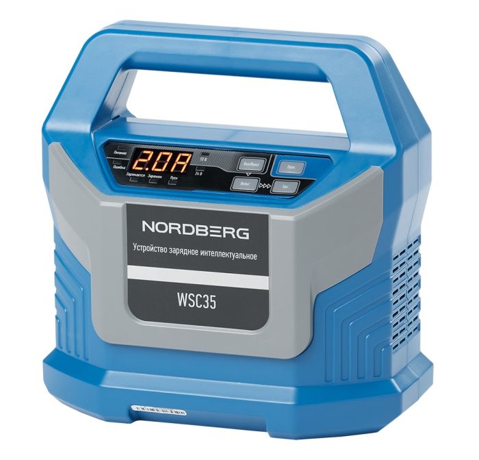 Зарядное устройство интеллектуальное Nordberg WSC35, 15А