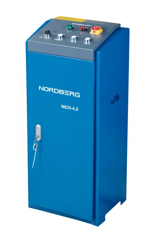 Подъемник автомобильный ножничный 4,5 тонны Nordberg N635-4,5B_380_H, гидравлический, 380В