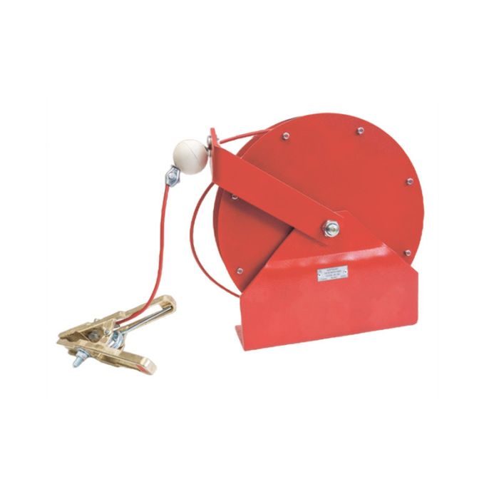 Барабан заземления на бензовоз с автонамоткой БНЗА.30-K, 30м, до 10 Ом