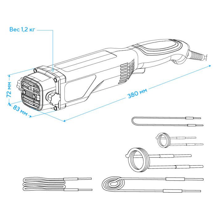 Индукционный нагреватель NORDBERG HIF9, 1100Вт