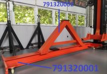 Опорная поперечная балка для подъема грузовиков за их раму. Опорная поперечная балка для подъема грузовиков за их раму.