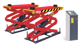 Подъемник автомобильный ножничный 4 тонны Atis S350F, электрогидравлический, 220/380В