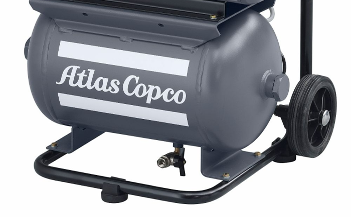 Поршневой компрессор Atlas Copco LFx 1,0 1PH, безмасляный, на тележке, 20л, 83 л/мин, 220В