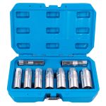 Набор проходных удлиненных головок для разбора стоек AV Steel AV-922055, 9 предметов