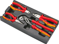 Набор губцевого инструмента электрика Hans TT-27, 4 предмета