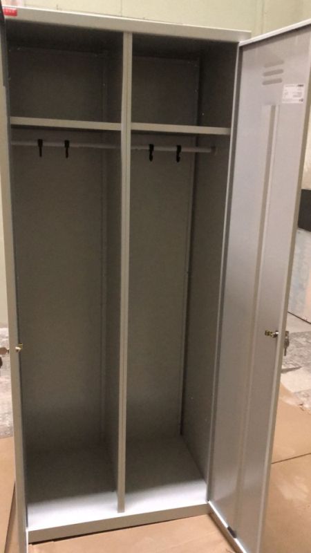 Шкаф для раздевалки ПАКС-металл ШРМ-АК/800, 800мм, двухсекционный