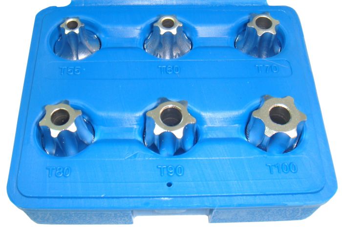 Набор головок Torx коротких СТАНКОИМПОРТ KA-1334, 1/2", 6 шт.