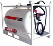 Мини АЗС для дизельного топлива, бензина Gespasa GR inox 1703-24, 150 л/мин, 920 л, 24 В