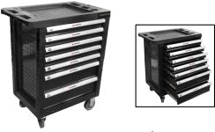 Тележка инструментальная Forsage F-1141117, закрытая, 7 ящиков