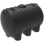 Емкость цилиндрическая ЭкоПром HR 8000, 8000 литров, чёрная