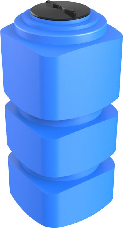 Емкость прямоугольная Polimer-Group F 500, 500 литров, синяя