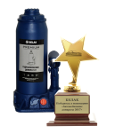 Домкрат бутылочный гидравлический 8 тонн БелАК PREMIUM BAK.30015, автомобильный