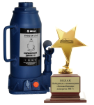 Домкрат бутылочный гидравлический 12 тонн БелАК PREMIUM BAK.30017, автомобильный