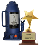 Домкрат бутылочный гидравлический 15 тонн БелАК PREMIUM BAK.30018, автомобильный