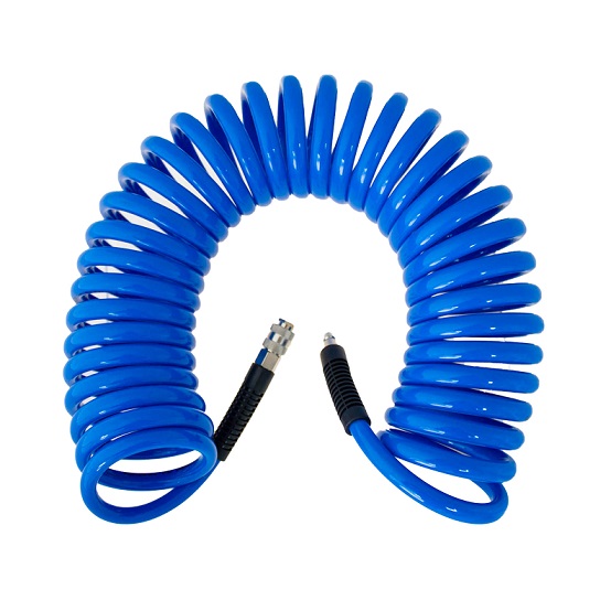 Шланг воздушный спиральный PU НОРМ ASN-15, 8х12 мм, 15м