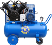 Поршневой компрессор АСО Бежецк К31, 7/10/13 бар, ременной привод, 380В