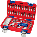 Набор инструментов MACTAK 0-085С, универсальный, 85 предметов, 1/2", 1/4"