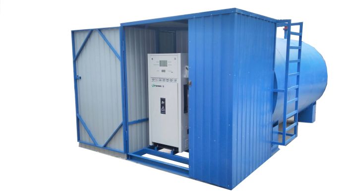 Мини АЗС для дизельного топлива, бензина T-ind 1803-220, 20000 л, 220 В