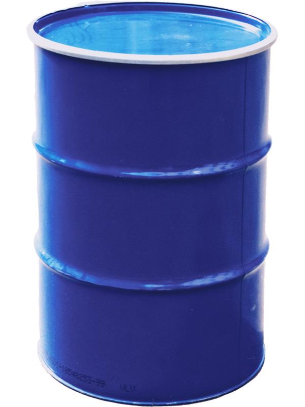 Бочка стальная закатная БЗ 1А2-210 ГОСТ 13950-91, 210л, крышка обруч