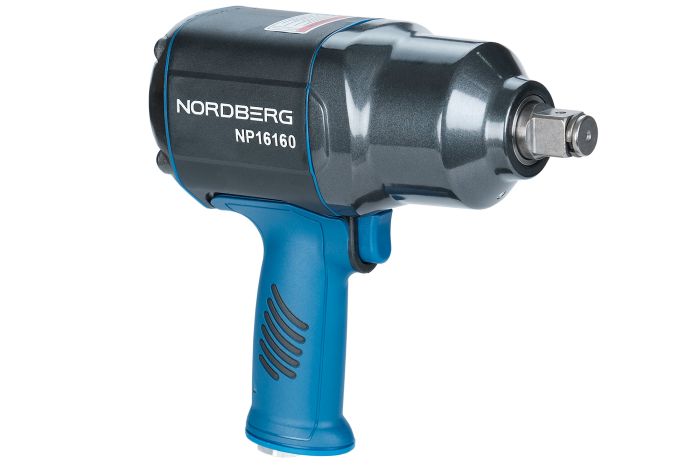 Пневмогайковерт ударный NORDBERG NP16160, 3/4", композитный, легковой, 2000 Нм