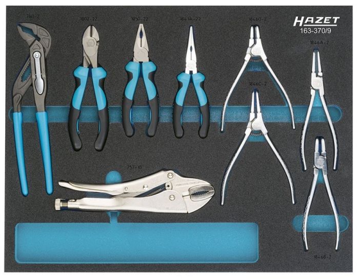 Набор губцевого инструмента Hazet 163-370/9