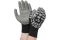 Трикотажные полиэфирные перчатки GGPL-110 с покрытием вспененным латексом и антивибрационными накладками, р-р 10