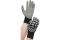 Трикотажные полиэфирные перчатки GGPL-110 с покрытием вспененным латексом и антивибрационными накладками, р-р 10