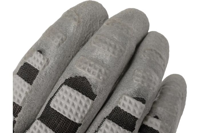 Трикотажные полиэфирные перчатки GGPL-110 с покрытием вспененным латексом и антивибрационными накладками, р-р 10