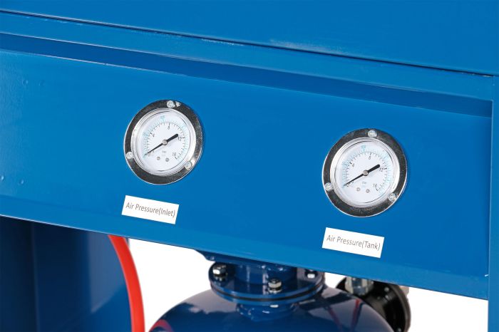 Пескоструйная камера напорная NORDBERG NS9P, 823 литров, с подачей абразива