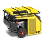 Винтовой компрессор COMPAIR C14S бензиновый, передвижной