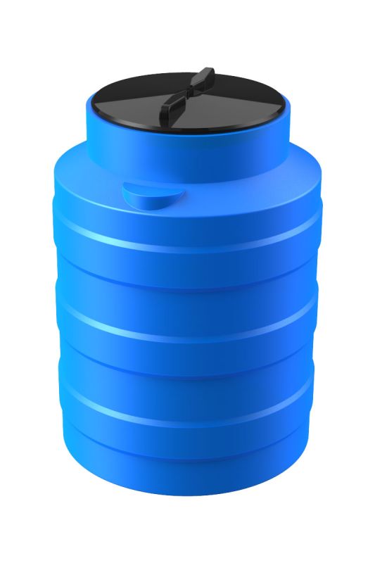 Емкость цилиндрическая Polimer-Group V 100, 100 литров, синяя