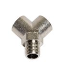 Пневмосоединение тройник Y-образный ROSSVIK A141/4.R, FMF 1/2"
