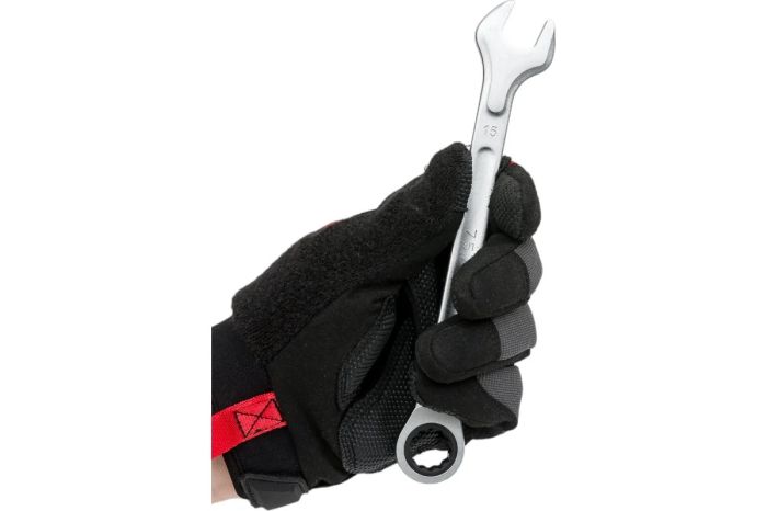 Ключ комбинированный FORCE 75715, с трещоточной петлёй 12гран., 15мм, L=200мм