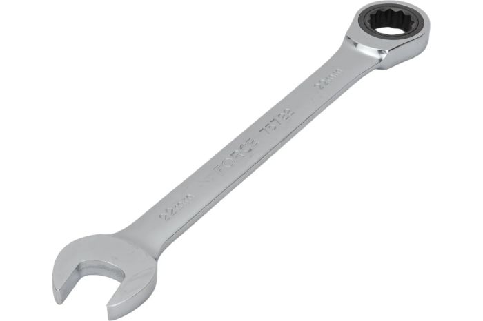 Ключ комбинированный FORCE 75722, с трещоточной петлёй 12гран., 22мм, L=290мм