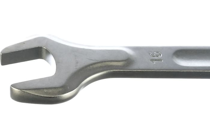 Ключ комбинированный FORCE 75716, с трещоточной петлёй 12гран., 16мм, L=210мм