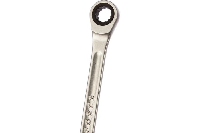 Ключ комбинированный FORCE 75709, с трещоточной петлёй 12гран., 9мм, L=150мм