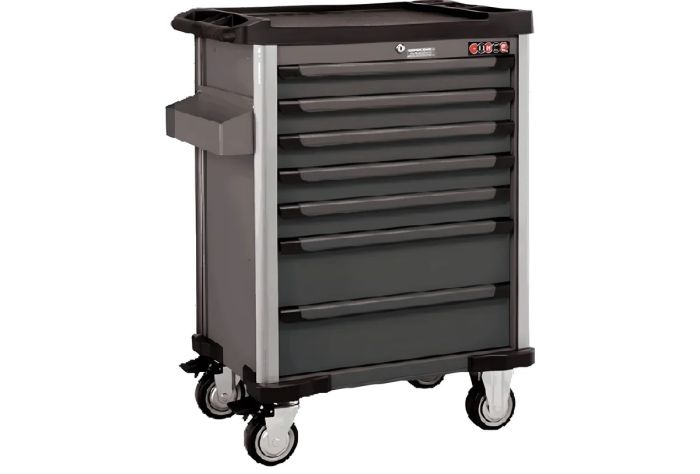 Инструментальная тележка FORCE 10217-376, 7 секций, 376пр.