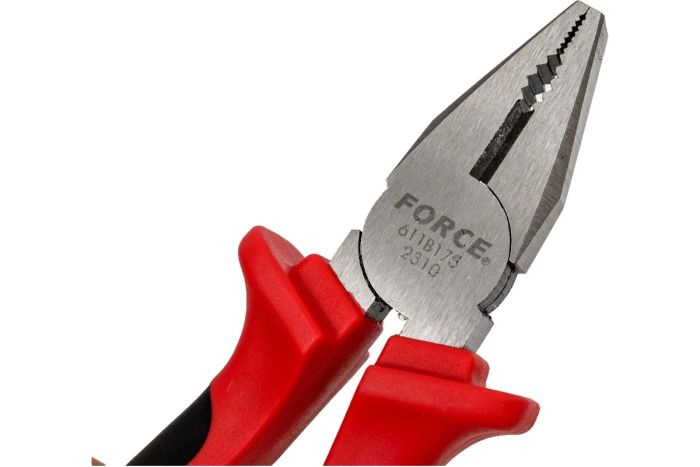 Плоскогубцы FORCE 611B175 многофункциональные, 175мм, 7"