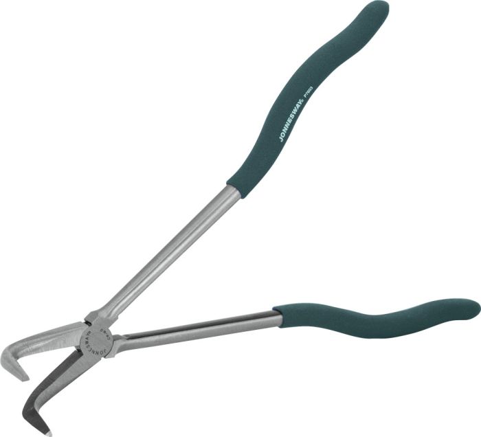 Длинногубцы удлиненные изогнутые 90 град. Jonnesway P7603, 280 мм