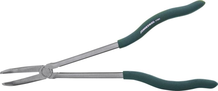 Длинногубцы удлиненные изогнутые 90 град. Jonnesway P7603, 280 мм