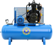 Поршневой компрессор АСО Бежецк С415М, 7/10/13 бар, ременной привод, масляный, 380В