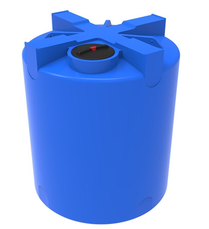 Емкость цилиндрическая ЭкоПром T 5000, 5000 литров, синяя