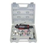 Пневмодрель Rossvik АТ 7033 ВК-1, 20000об/мин, в кейсе с набором насадок