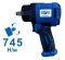 Пневмогайковерт ударный короткий EQFS ES-7124, 1/2", легковой, 745 Нм