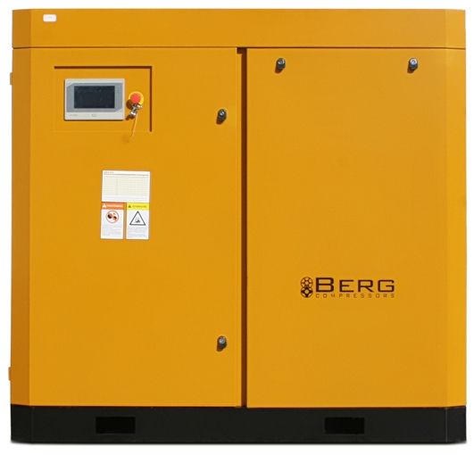 Винтовой компрессор Berg ВК-45Р, ременной привод, 15 бар, степень защиты IP54