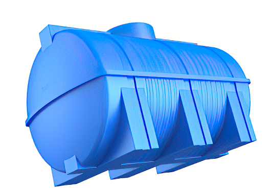 Емкость цилиндрическая Polimer-Group G 3000, 3000 литров, синяя