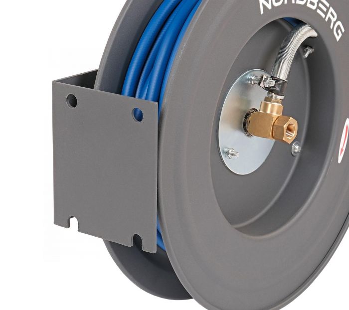Шланг для раздачи сжатого воздуха NORDBERG HR1020RPVC, 10х15мм, на стальной катушке, 20м