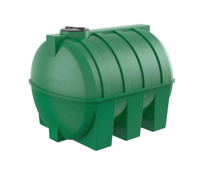Емкость цилиндрическая Polimer-Group G 5000, 5000 литров, зеленая