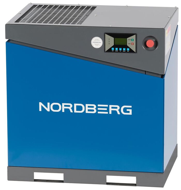 Винтовой компрессор Nordberg NCA15, прямой привод, 10 бар, IP55, 1450л/мин