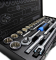 Набор инструментов в кейсе Forsage F-4246-9M, 24 предмета, с трещоткой, 1/2"